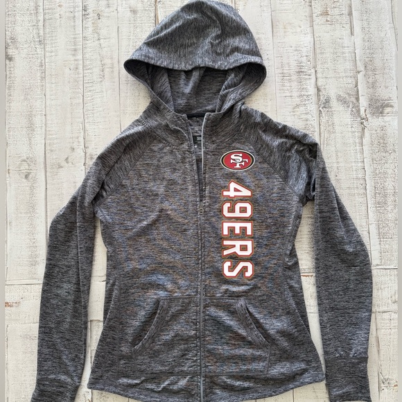 NFL Team San Francisco 49ers Zip Up Hoodie Jacket - Picture 1 of 10